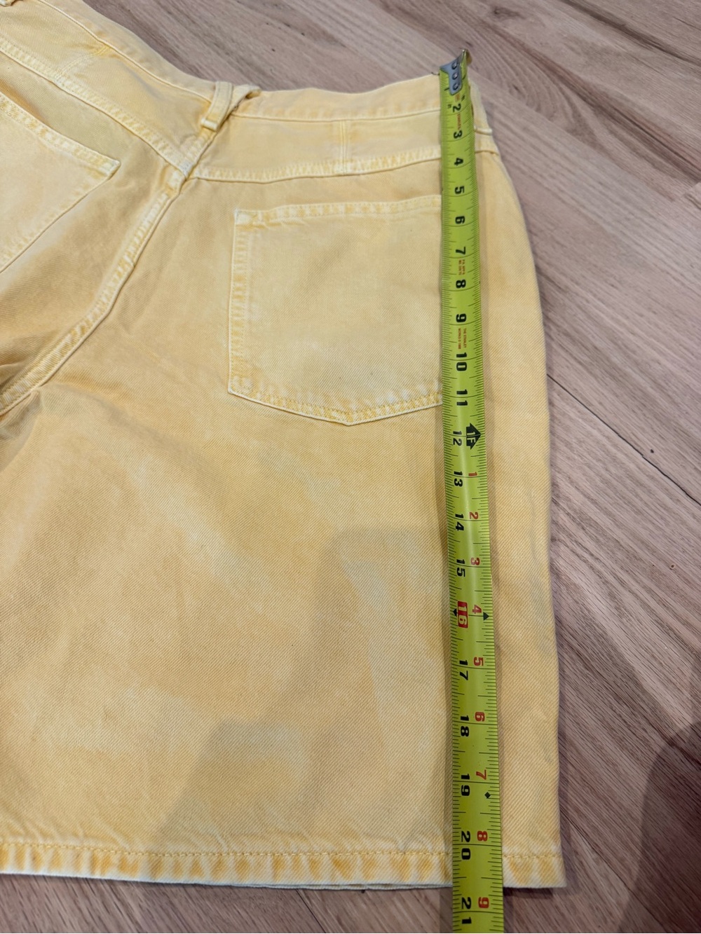 We The Free Yellow Montana Jean Shorts - Picture 7 of 14
